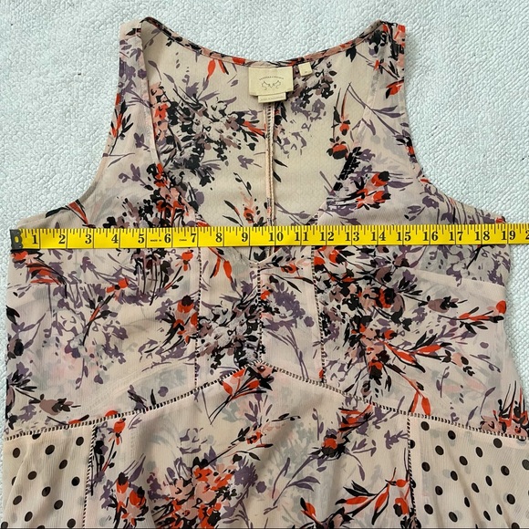 Anthropologie Vanessa Virginia Garden Pop Tank Top - Picture 4 of 10